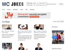 Tablet Screenshot of mcjokes.com